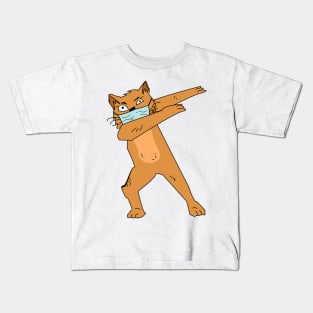 Cat dabbing move Kids T-Shirt